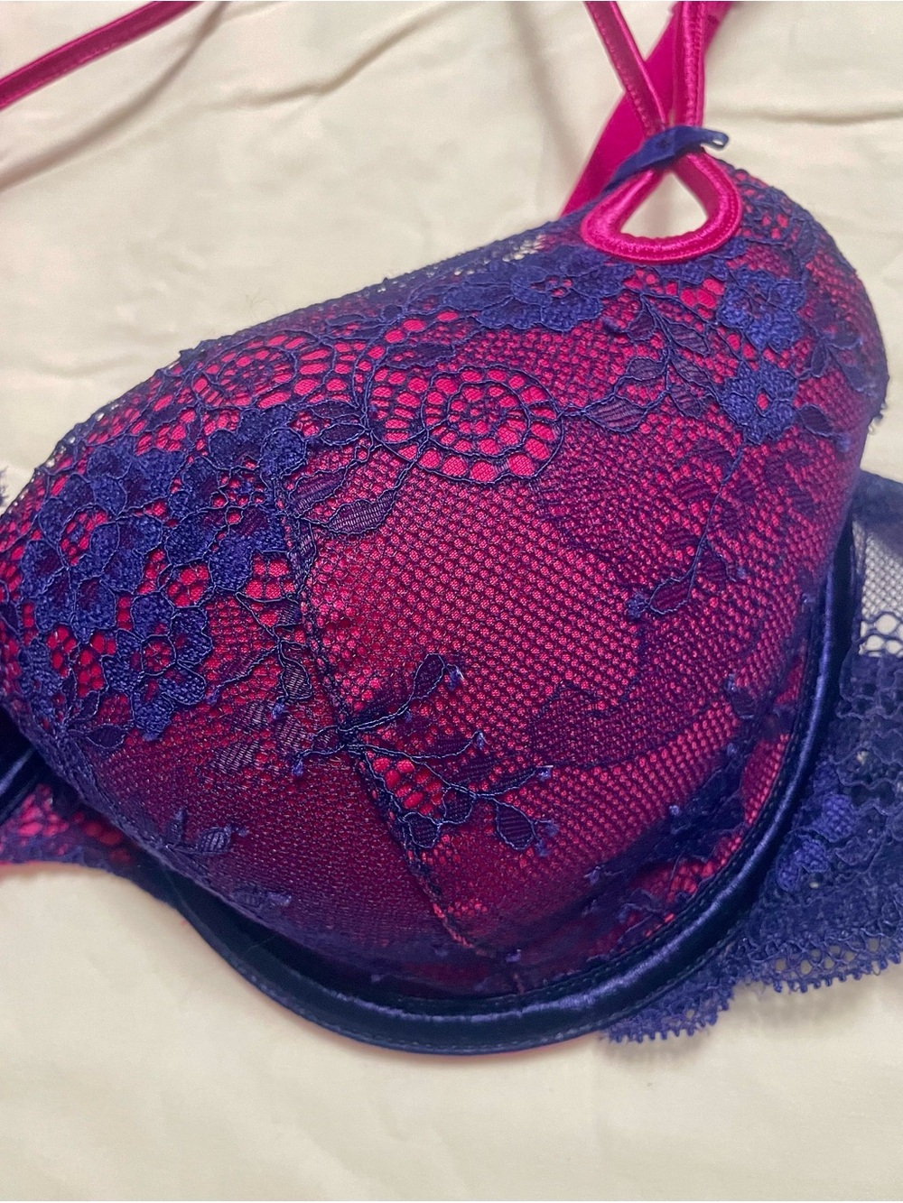 Victoria’s Secret Sexy Little Things Purple Lace Push Up Bra 36B